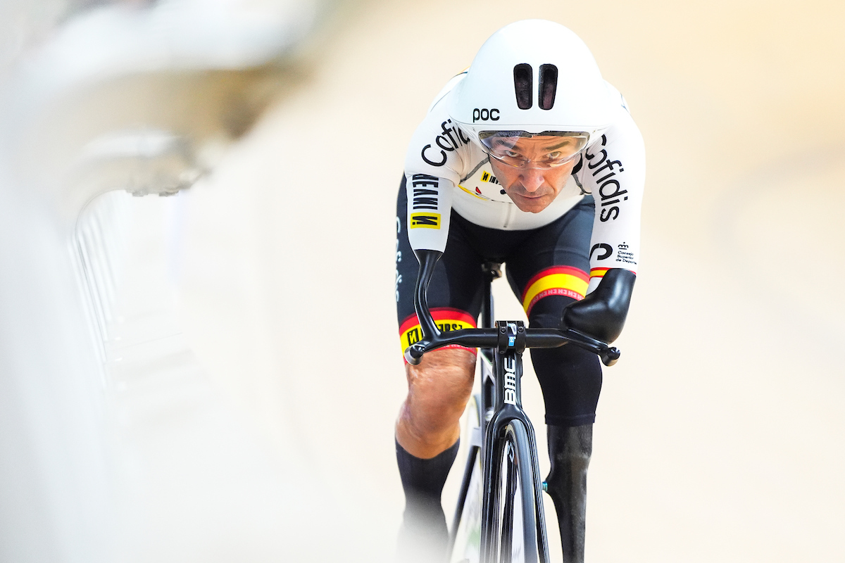 Picture by Olly Hassell/SWpix.com - 20-24/03/2024 - Cycling - 2024 UCI Para-cycling Track World Championships - Rio Olympic 
Velodrome, Rio de Janeiro, Brazil - Ricardo Ten Argiles of Spain - Men's C1 Omnium - 200m Flying Start
